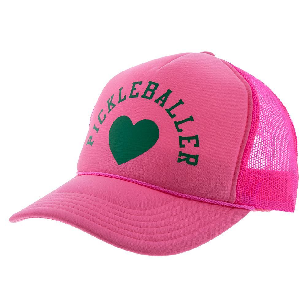 Pickleball Trucker Hat Pink Apparel Runway Athletics