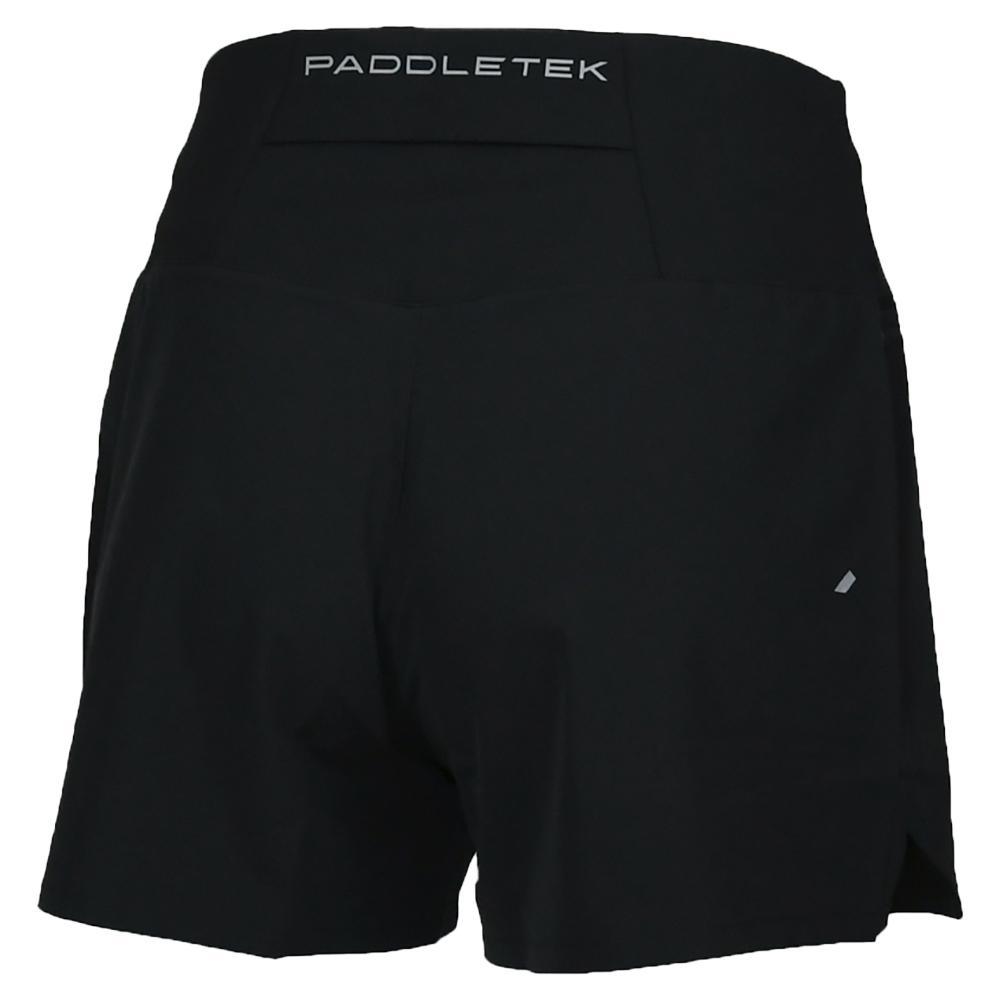 Womens Base Level Performance Tennis Short Black Apparel Paddletek
