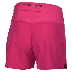 Womens Base Level Performance Tennis Short Fuchsia Apparel Paddletek