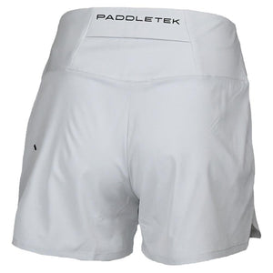 Womens Base Level Performance Tennis Short Glacier Gray Apparel Paddletek