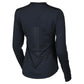 Womens Long Sleeve Performance Tennis Top Black Apparel Paddletek