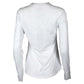 Womens Long Sleeve Performance Tennis Top White and Black Apparel Paddletek