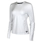 Womens Long Sleeve Performance Tennis Top White and Black Apparel Paddletek