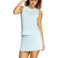 Womens Stance Sleeveless Pickleball Top Blue Glow Apparel Spin-It
