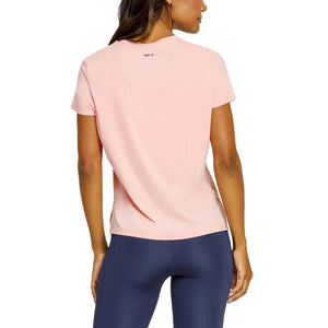Womens Bijou Short Sleeve Pickleball Top Quartz Pink Apparel Spin-It