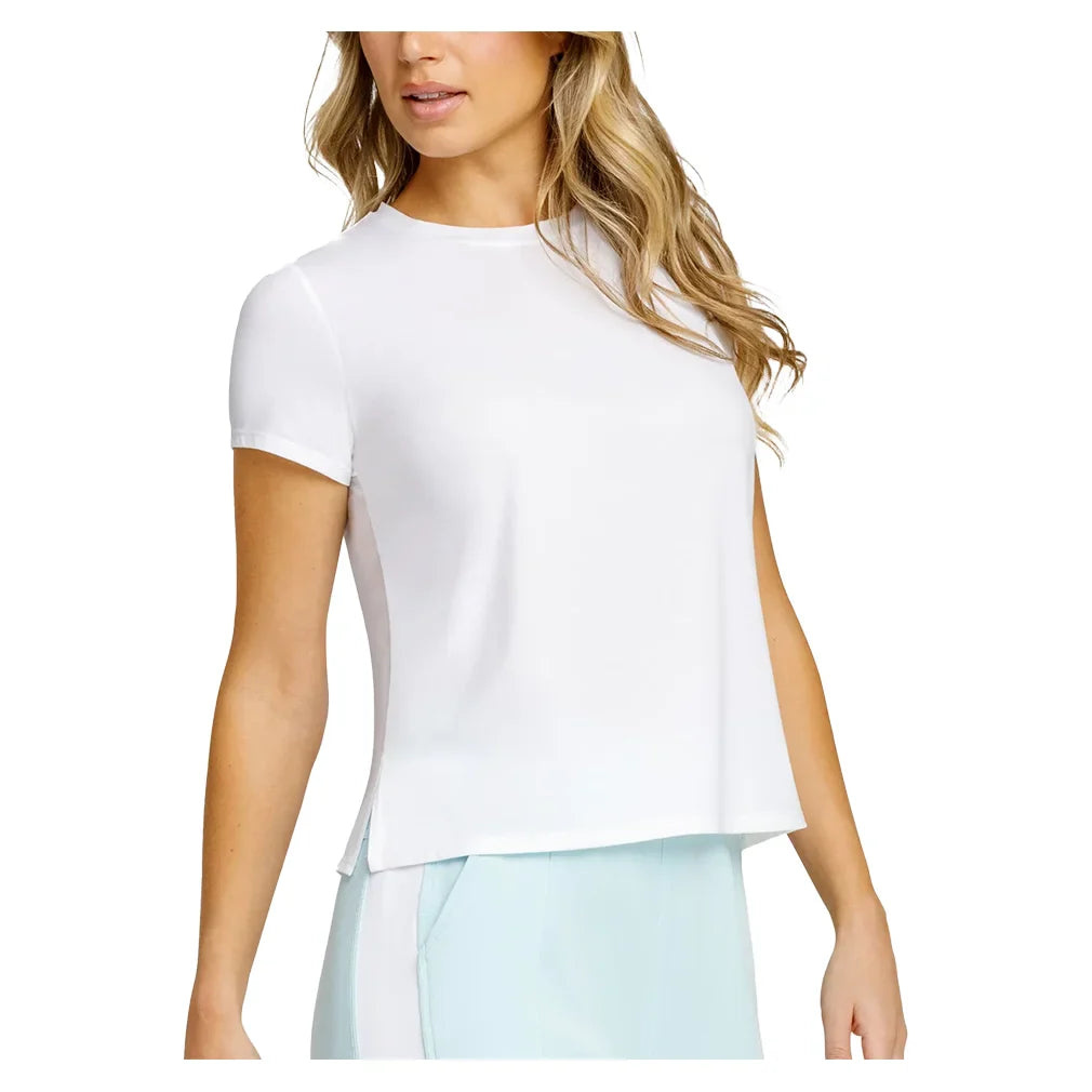 Women`s Bijou Boxy Short Sleeve Pickleball Top Apparel Spin-It