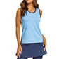 Women`s Madyn Scoop Neck Pickleball Tank Pacific Coast Apparel Spin-It
