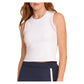 Women`s Yana Cropped Pickleball Tank with Bra Apparel Spin-It