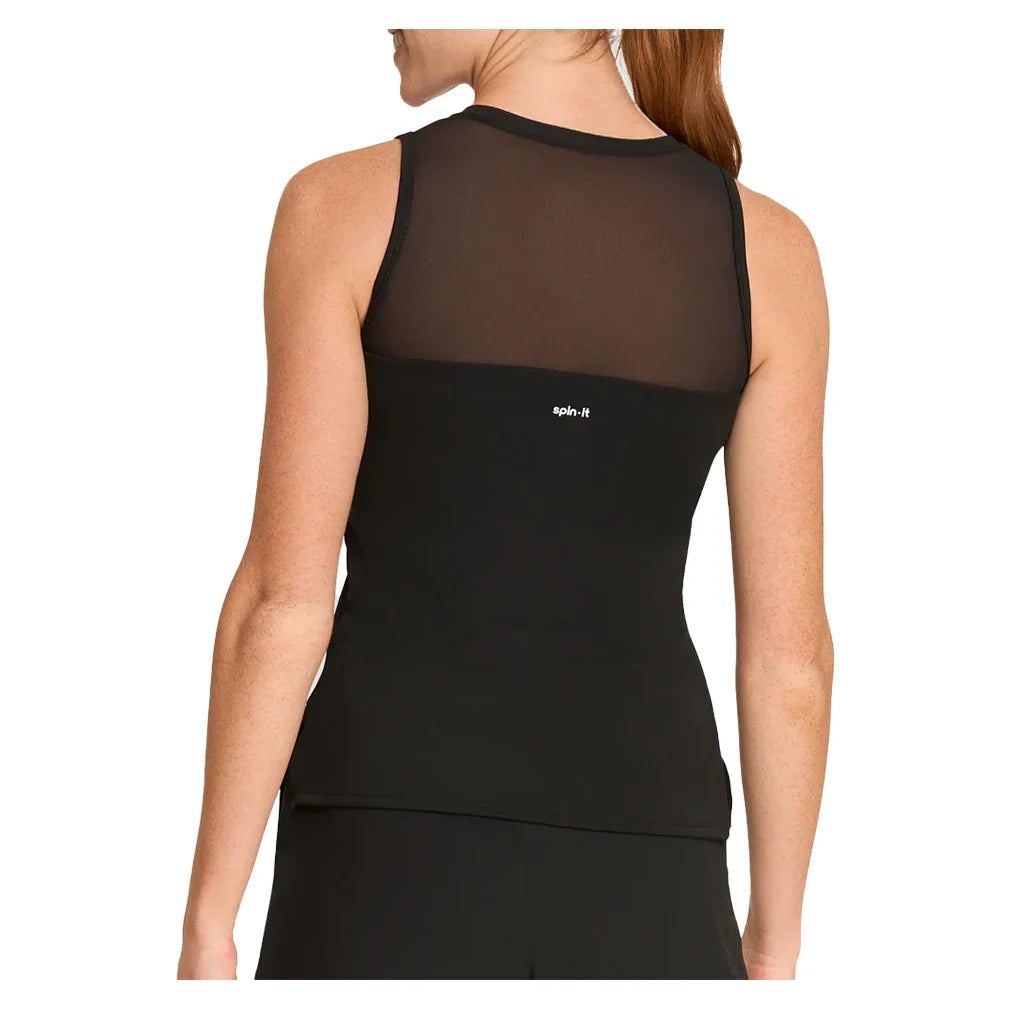 Women`s Jaedyn Tennis Tank with Bra Apparel Spin-It