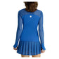 Women`s Caryn Full Zip Pickleball Jacket Monaco Blue Apparel Spin-It
