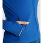 Women`s Caryn Full Zip Pickleball Jacket Monaco Blue Apparel Spin-It