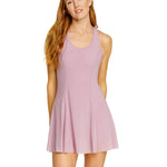 Women`s Meghan Flared Pickleball Dress Lavender Mist Apparel Spin-It