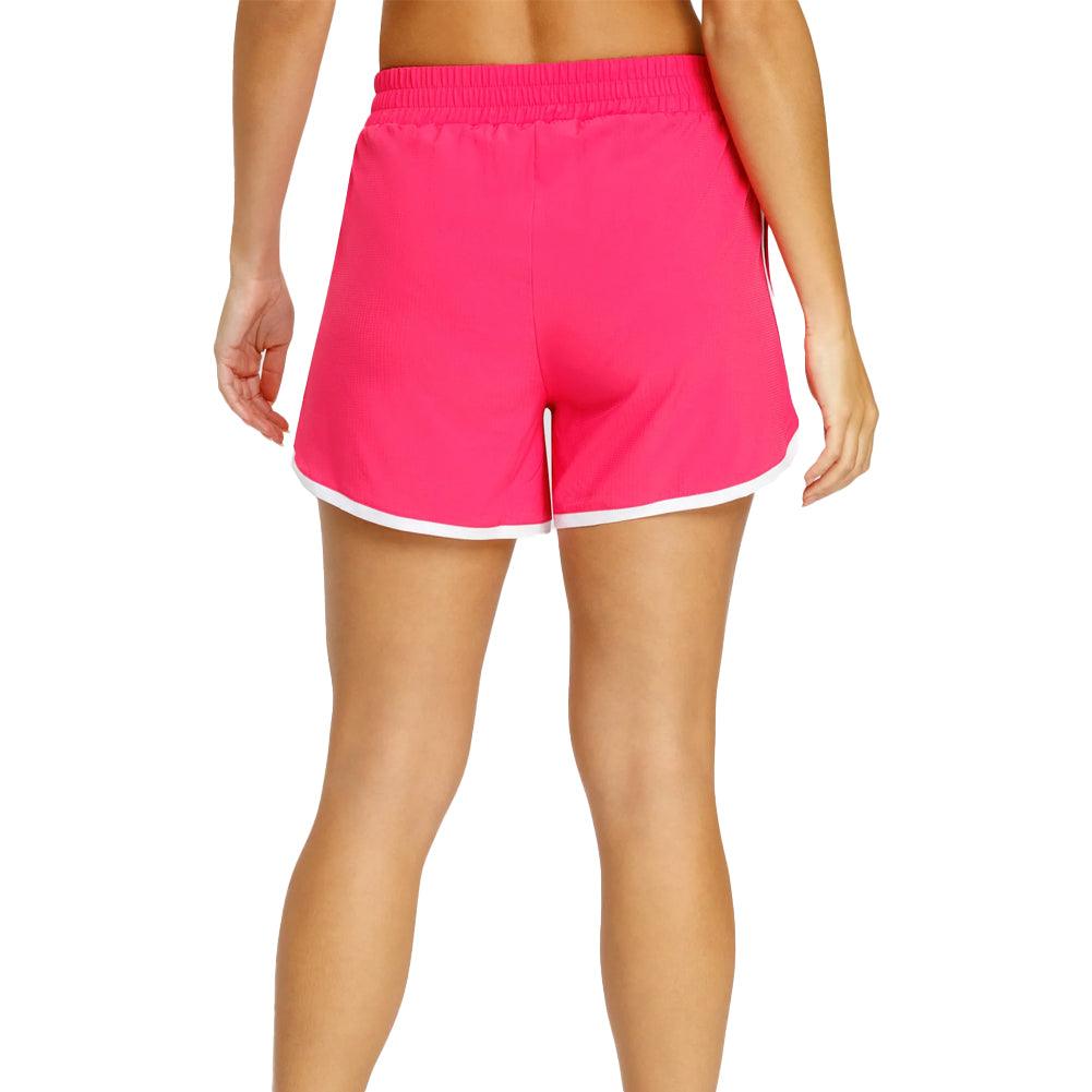 Women`s Heath Tennis Shorts with Briefs Vivid Pink Apparel Spin-It