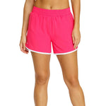 Women`s Heath Tennis Shorts with Briefs Vivid Pink Apparel Spin-It