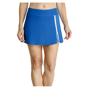 Women`s Ellis 13.5 Inch Pickleball Skort Monaco Blue Apparel Spin-It