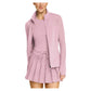Women`s Caryn Full Zip Pickleball Jacket Lavender Mist Apparel Spin-It
