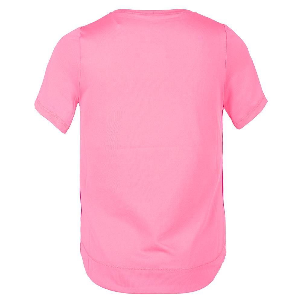 Girls' Dynamic High-Low Short Sleeve Tennis Top Apparel Lucky In Love