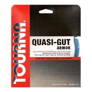 Quasi Gut Armour 16G Tennis String Blue Strings Tourna