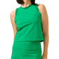 Women`s Ruffle Crop Tennis Tank Clorofilla Apparel Bobbe