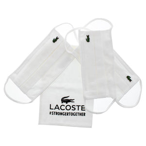 Tennis Face Masks (3 Pack) White Accessories Lacoste