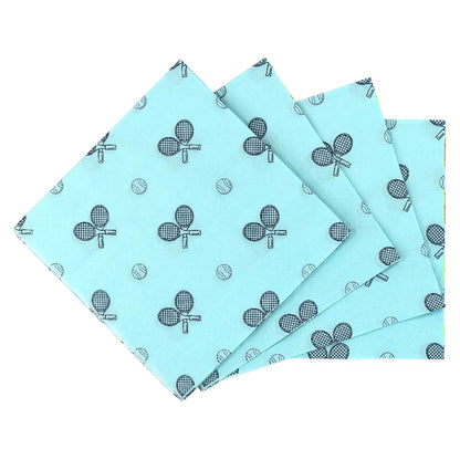 Tennis Cocktail Napkins 20 Pack Accessories Racquet Inc