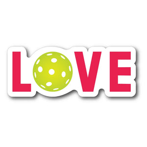 Pickleball Love Magnet Pink Accessories Racquet Inc