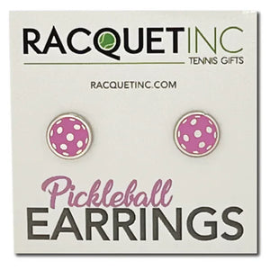 Pickleball Earrings Pink Accessories Racquet Inc