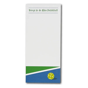 Pickleball Notepad Blue and Green Accessories Racquet Inc