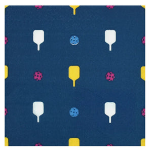 Pickleball Cocktail Napkins Navy Accessories Racquet Inc