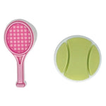Tennis Shoe Charms Pink Accessories Racquet Inc