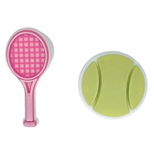 Tennis Shoe Charms Pink Accessories Racquet Inc