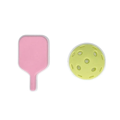 Pickleball Shoe Charms Pink Accessories Racquet Inc