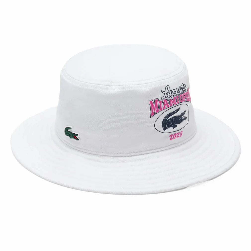 Men`s Miami Open Bucket Tennis Hat Apparel Lacoste
