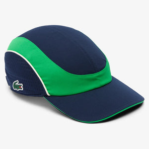 Men`s Colorblock Tennis Cap Marine and Calathea Apparel Lacoste