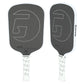 White - RCF Obsidian 10 Pickleball Paddle White Racquets Gamma