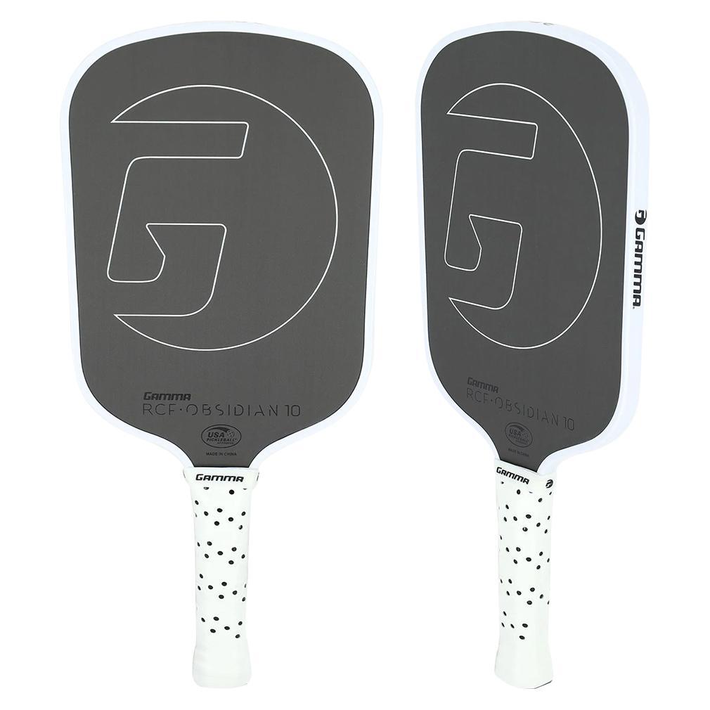 White - RCF Obsidian 10 Pickleball Paddle White Racquets Gamma