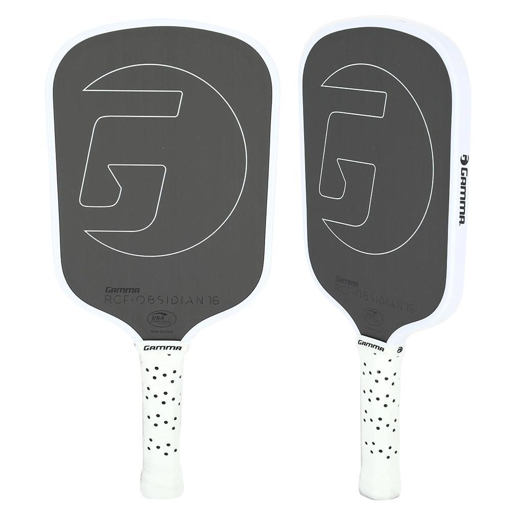 RCF Obsidian 16 Pickleball Paddle White Racquets Gamma