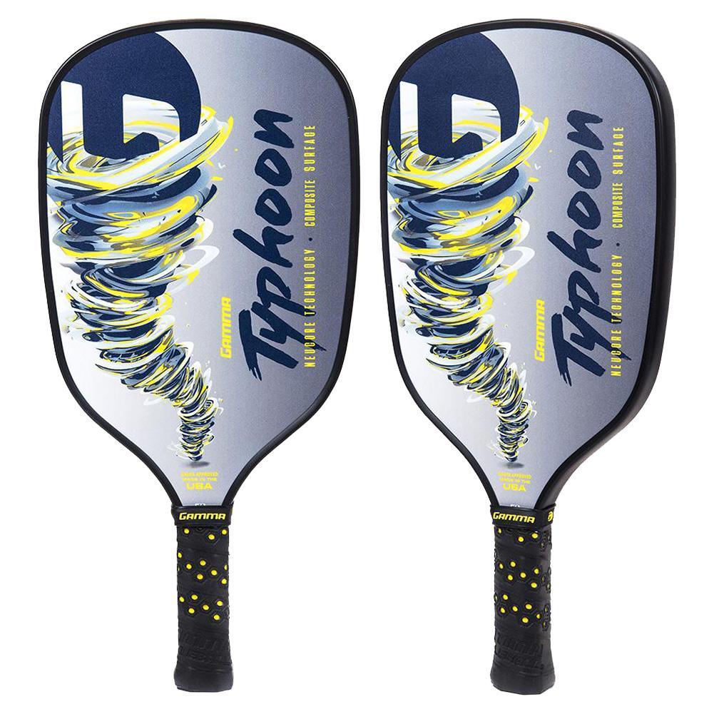 Typhoon Composite Pickleball Paddle Navy and Gray Racquets Gamma