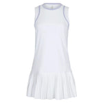 Women`s Elle Tennis Dress White and Cosmic Apparel Inphorm