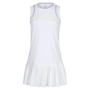 Women`s Elle Tennis Dress White and Cosmic Apparel Inphorm