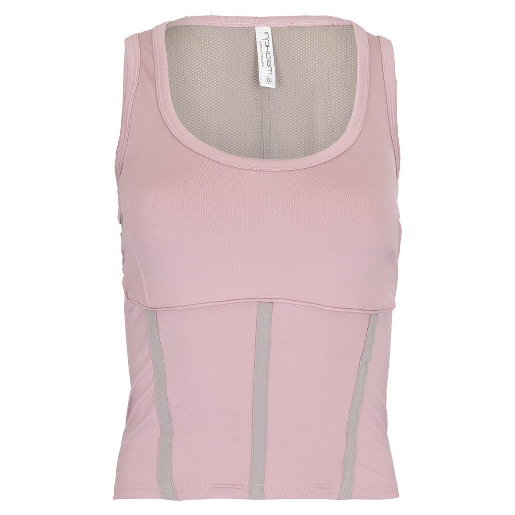 Women`s Mai Tennis Tank Dusty and Latte Apparel Inphorm