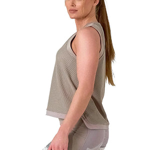 Women`s Baila Tennis Tank Latte Apparel Inphorm