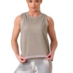 Women`s Baila Tennis Tank Latte Apparel Inphorm