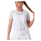 Women`s Baila Short Sleeve Tennis Top White Apparel Inphorm