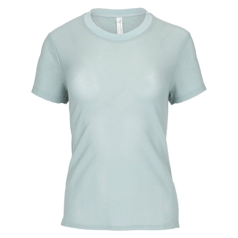 Women`s Baila Short Sleeve Tennis Top Veridian Apparel Inphorm