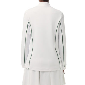 Women`s Slim Fit Contrast Sleeve Tennis Jacket Apparel Lacoste