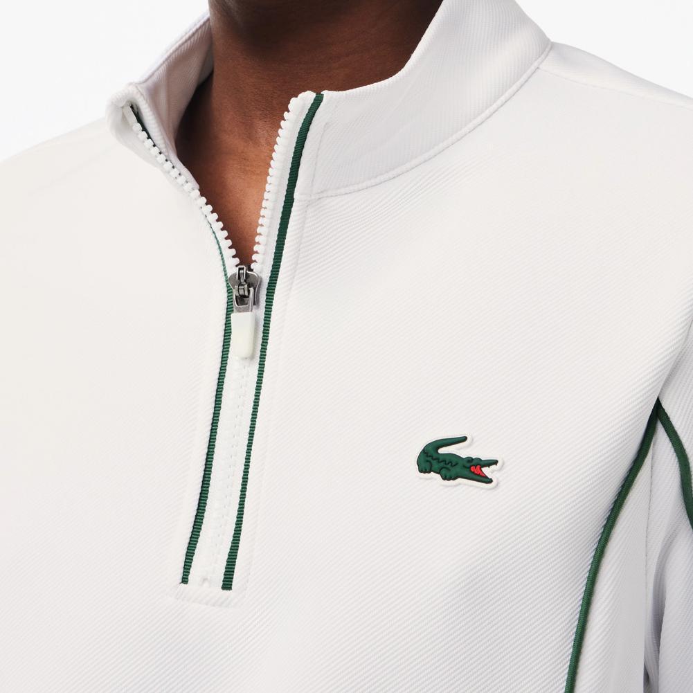 Women`s Slim Fit Contrast Sleeve Tennis Jacket Apparel Lacoste