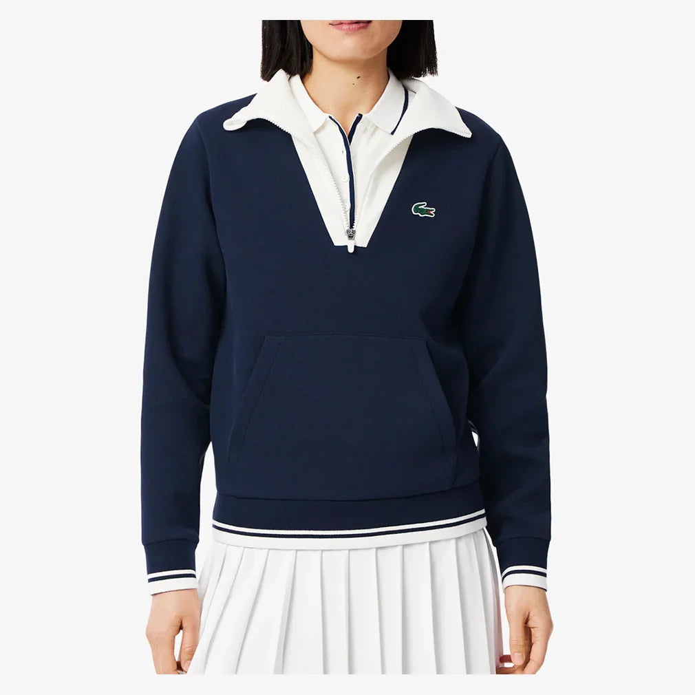 Women`s Heritage Quarter Zip Tennis Pullover Apparel Lacoste