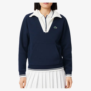 Women`s Heritage Quarter Zip Tennis Pullover Apparel Lacoste
