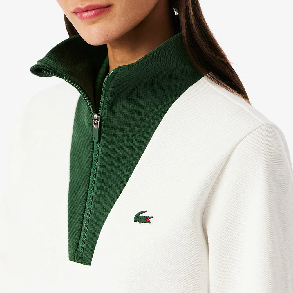 Women`s Heritage Quarter Zip Tennis Pullover Apparel Lacoste